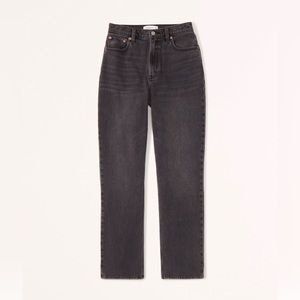 Abercrombie Curve Love The 90s Straight Ultra High Rise Jeans